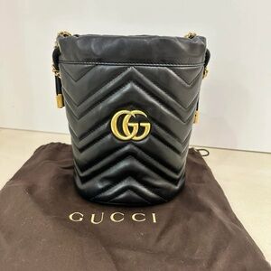 Gucci marmont bucket bag mini